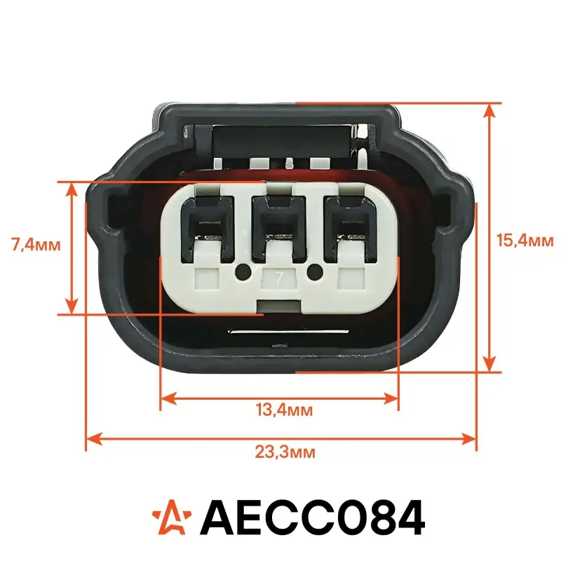 Разъём 3 pin с проводами для катушки зажигания Honda, Nissan