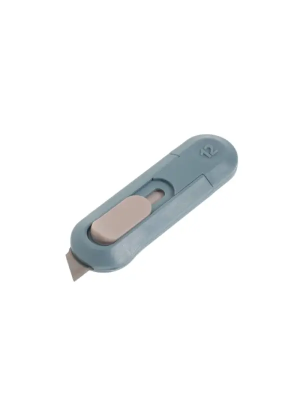 Нож универсальный ТУНДРА, мини, пластиковый корпус, возвратное лезвие, 12 мм Нож универсальный ТУНДРА, мини, пластиковый корпус, возвратное лезвие, 12 мм