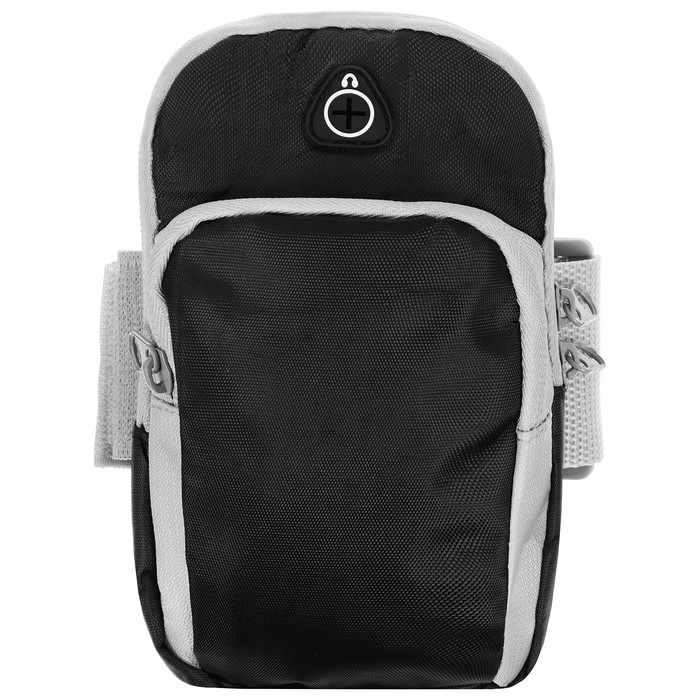 Сумка спортивная на руку ONLYTOP, 18х12 см, цвет чёрный Сумка спортивная на руку ONLYTOP, 18х12 см, цвет чёрный