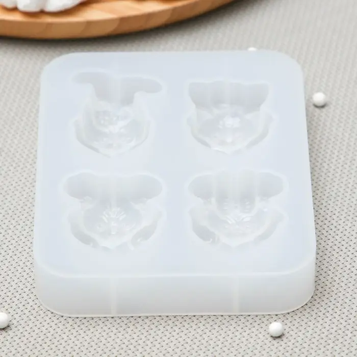 Молд «Любовь зверят», силикон, 12,5×10×2 см, цвет белый Молд «Любовь зверят», силикон, 12,5×10×2 см, цвет белый