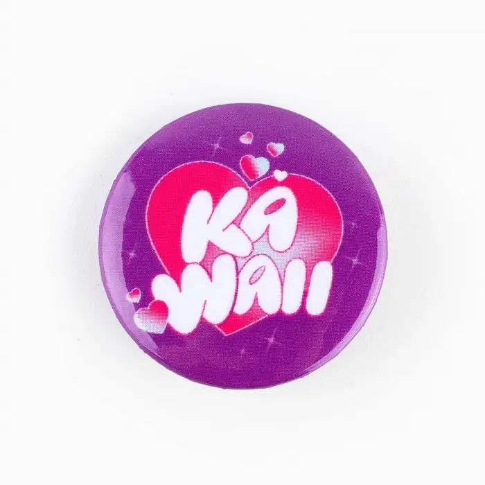 Значок металлический закатной «Милые анимешки», d=2.5 cм, МИКС