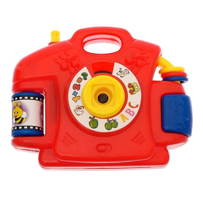 Фотоаппарат «Детское счастье», с картинками животных, световые эффекты, МИКС Фотоаппарат «Детское счастье», с картинками животных, световые эффекты, МИКС