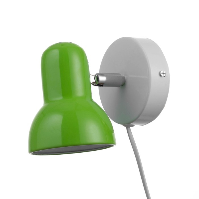 Бра с проводом  Бра с проводом "Севантос" Е27 40Вт зеленый 9х9х14 см