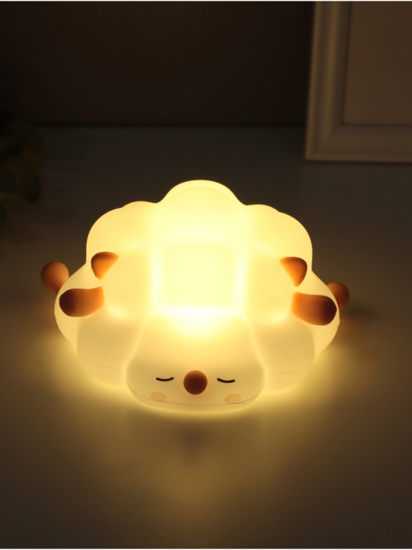 Ночник антистресс  Ночник антистресс "Барашек" 2Вт LED RGB USB 13,8х16,5х8см