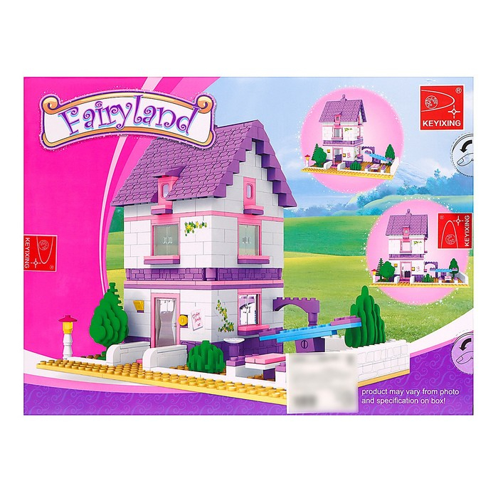 Конструктор &laquo;Дом с площадкой&raquo;, 366 деталей