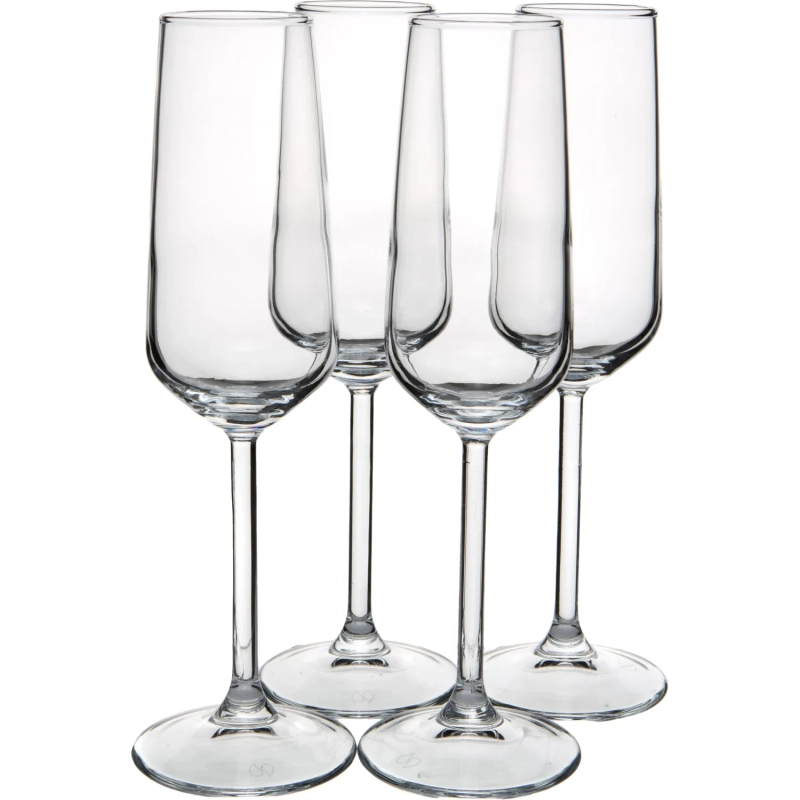 Бокал для шампанского АЛЛЕГРА 4 шт.195 мл