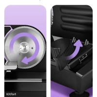 Ломтерезка слайсер для нарезки электрический КТ-9955 Ломтерезка слайсер для нарезки электрический КТ-9955