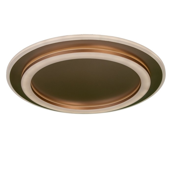 Люстра с ПДУ "Ринго" 2хLED 112Вт 3000-6000К золото 50х50х5 см BayerLux