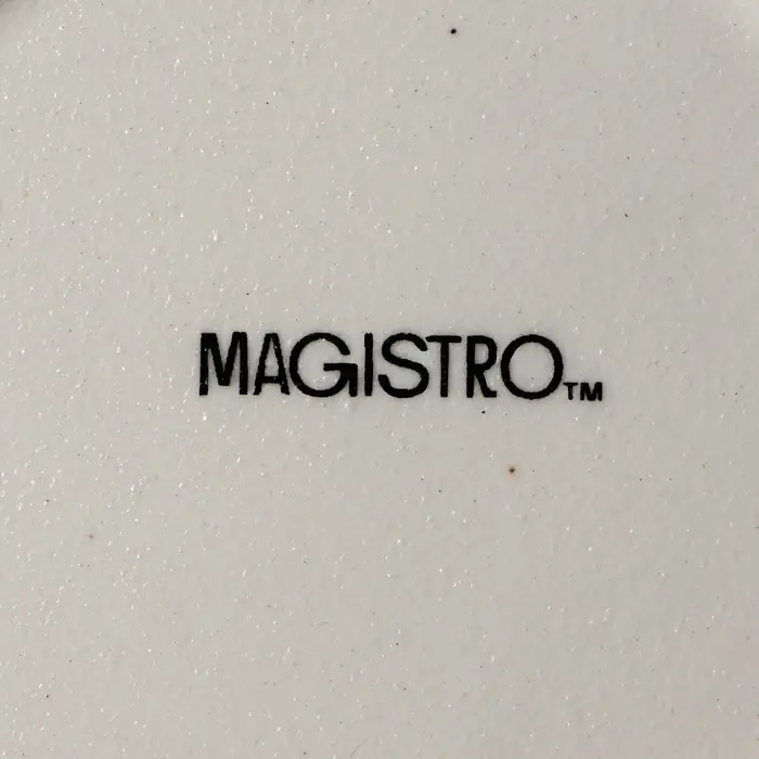 Блюдо для подачи Magistro Slate, d=21 см, фарфор, белое