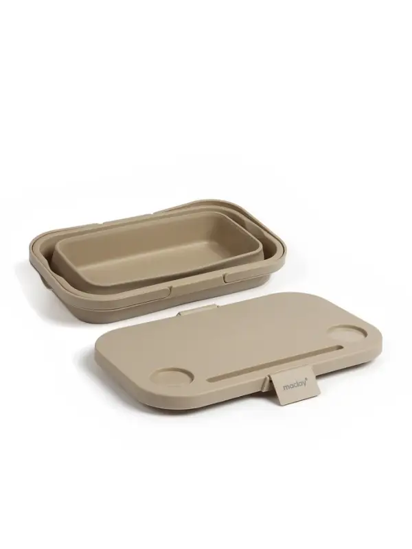 Корзина - столик maclay 2 в 1, складная, 47&times;28.5&times;23.5 см, бежевая