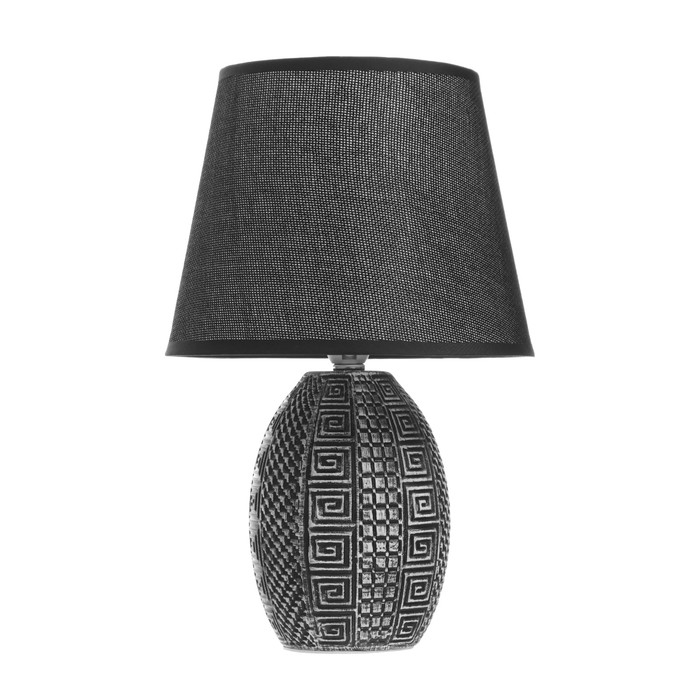 Настольная лампа "Финна" Е14 40Вт черный  20х20х32см