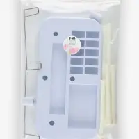 Органайзер-стойка для ниток, на подставке, 20.7&times;10.8&times;36.5 см, голубой, белый