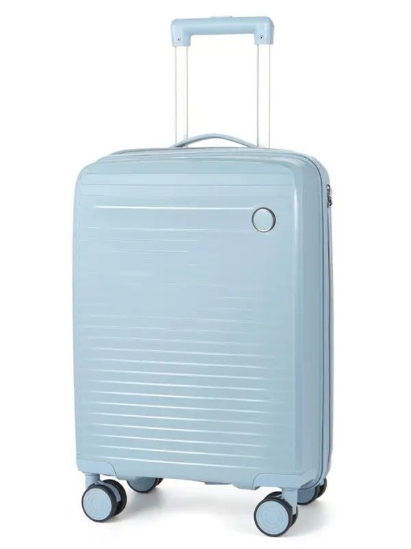 Чемодан на колёсах, 24", кодовый замок, 40&times;24&times;65 см, голубой