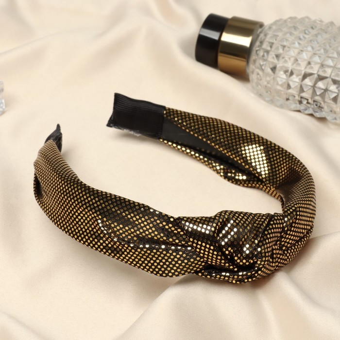 Ободок для волос Ободок для волос "Берит" имитация, 3 см, золото