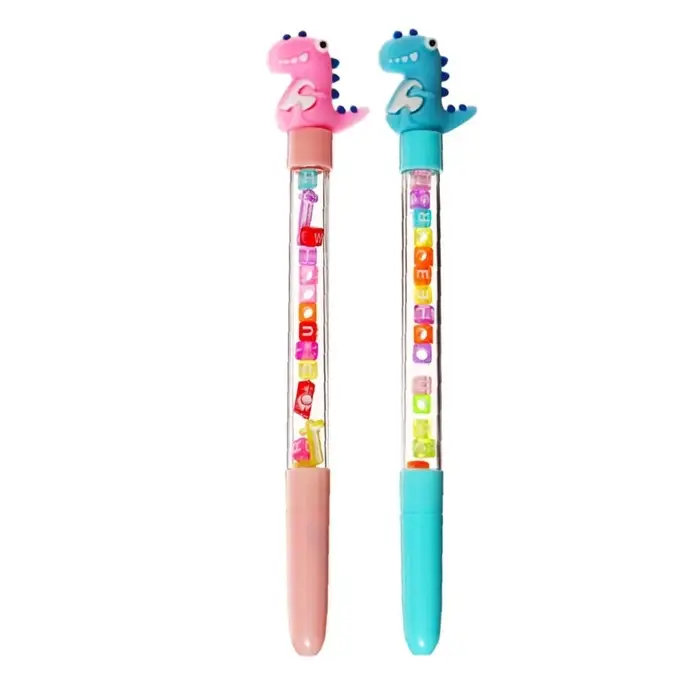 Ручка-прикол &laquo;Дракон&raquo;, с кубиками, синий стержень, гелевая, МИКС