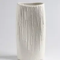 Ваза «Кристилис», 24.5×12 см, керамика, белая Ваза «Кристилис», 24.5×12 см, керамика, белая