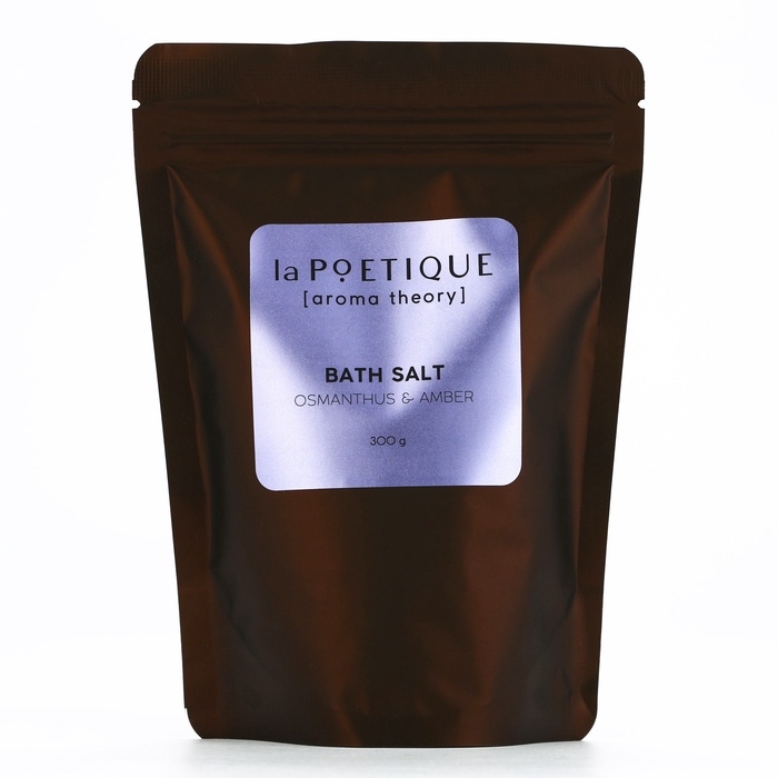 Соль для ванны, 300 г, аромат османтуса и амбры, LA POETIQUE Соль для ванны, 300 г, аромат османтуса и амбры, LA POETIQUE