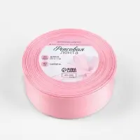 Лента репсовая, 40 мм, 23&plusmn;1 м, светло-розовая №04