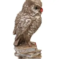 Фигурка гипс &laquo;Сова на книгах&raquo; коричневая, 14&times;6&times;6 см