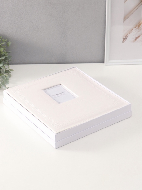 Фотоальбом на 500 фото 10х15 см Фотоальбом на 500 фото 10х15 см "Фигурное обрамление" кожзам, в коробке 5,5х32,5х34 см