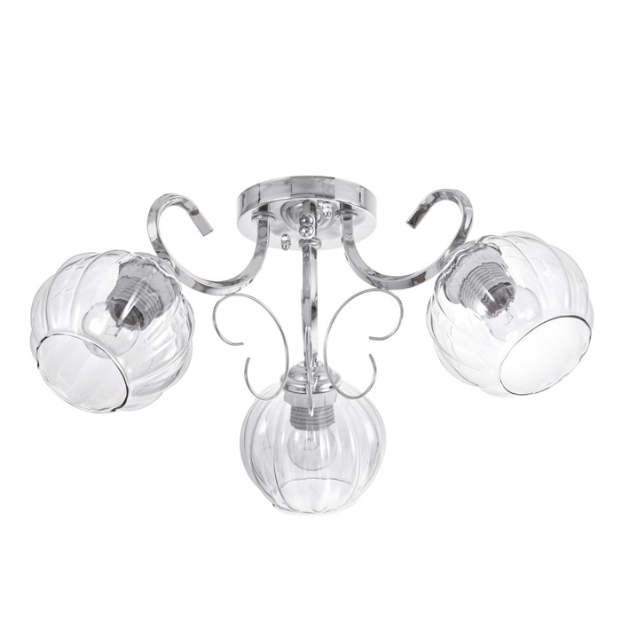 Люстра Люстра "Эшли" 3х40Вт Е27 Хром 53х53х20см