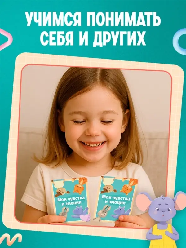 Развивающий набор &laquo;Мои чувства и эмоции&raquo;, 55 карточек, 4+