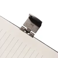 Ежедневник недатированный А5, 80 листов, обложка ПВХ, с хлястиком, чёрный