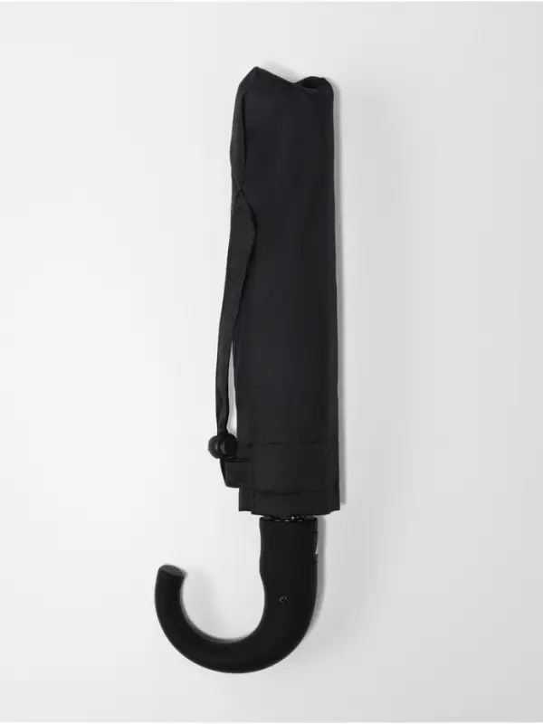 Зонт полуавтоматический &laquo;Мрак&raquo;, эпонж, 3 сложения, 8 спиц, R=47/55 см, d=94 см, чёрный