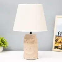 Настольная лампа &laquo;Глинка&raquo; Е14 40 Вт бежевый 25&times;25&times;38.5 см RISALUX