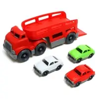 Грузовик - автовоз детский, с 3 машинками, цвет МИКС