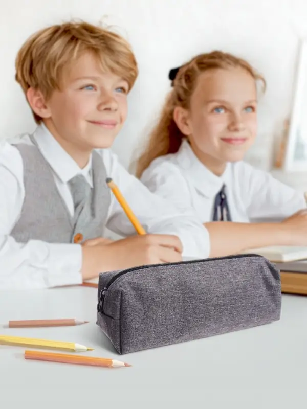 Пенал школьный на молнии Calligrata &laquo;Джинс&raquo;, МИКС