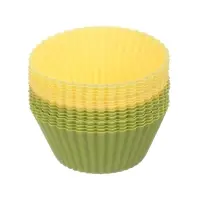 VETTA Набор форм силиконовых 16шт, 6,5x3,3см, "Кекс", 3 цвета