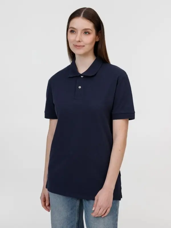 Рубашка поло унисекс Pacific, кобальт (темно-синяя), размер L