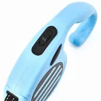 Рулетка - поводок для собак, лента 5 м, голубая