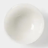 Салатник толстостенный Доляна White Label, 170 мл, d=10 см, фарфор, белый