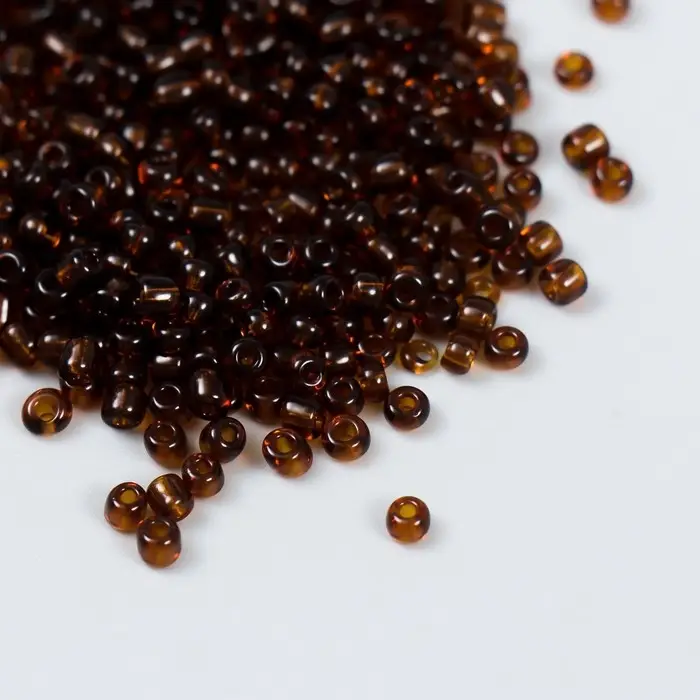 Бисер  Бисер "Zlatka" 08/0, 3 мм, 10 г 0013 коричневый МИКС
