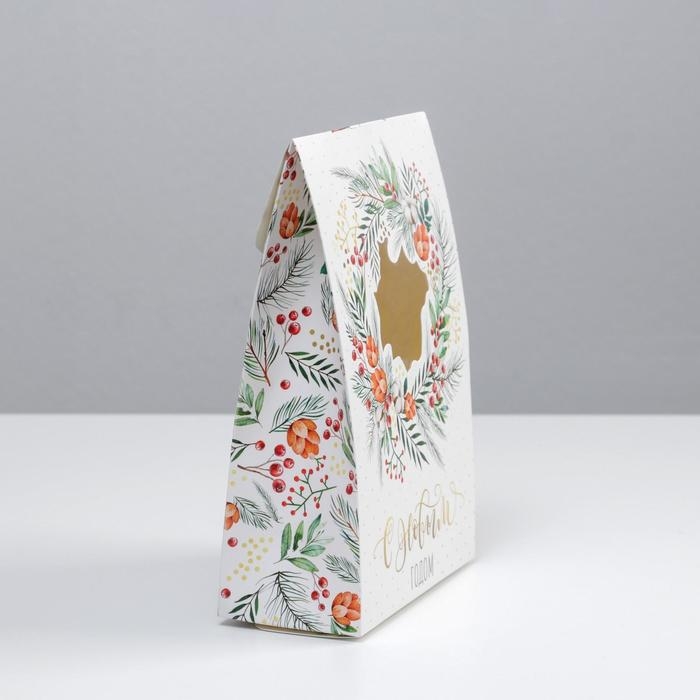 Коробка подарочная новогодняя складная «Winter», 15 х 7 х 22 см, Новый год Коробка подарочная новогодняя складная «Winter», 15 х 7 х 22 см, Новый год