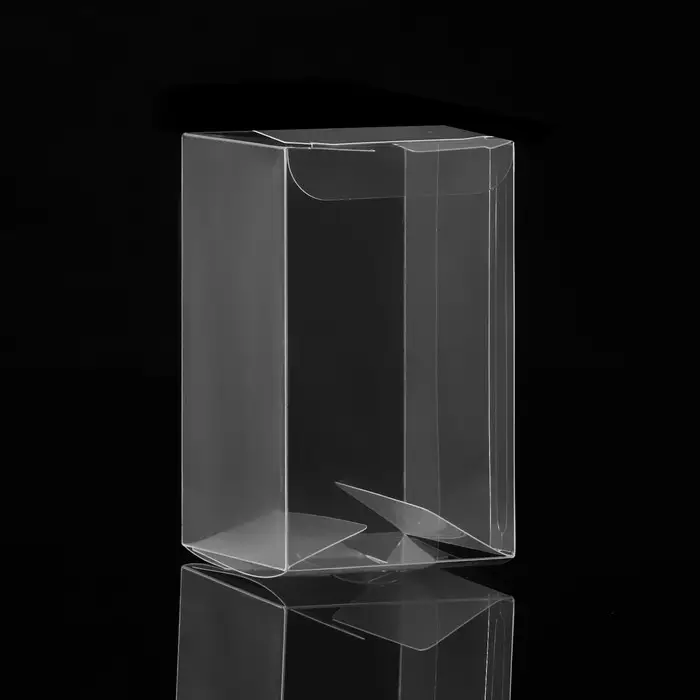 Складная прозрачная коробка из PVC, для упаковки подарков, 6×6×10 см Складная прозрачная коробка из PVC, для упаковки подарков, 6×6×10 см