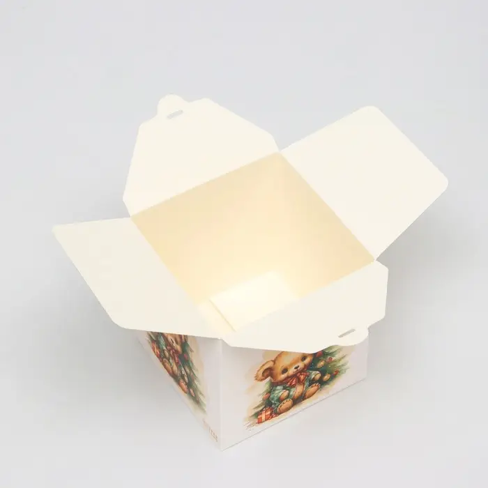 Коробка подарочная складная «Мишка», 12×12×12 см Коробка подарочная складная «Мишка», 12×12×12 см