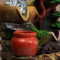 Фонтан настольный &laquo;Бочки под высоким деревом&raquo;, 28&times;23 см, с подсветкой