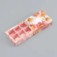 Коробка складная для 6 конфет &laquo;Презент&raquo;, 13.7&times;9.8&times;3.8 см