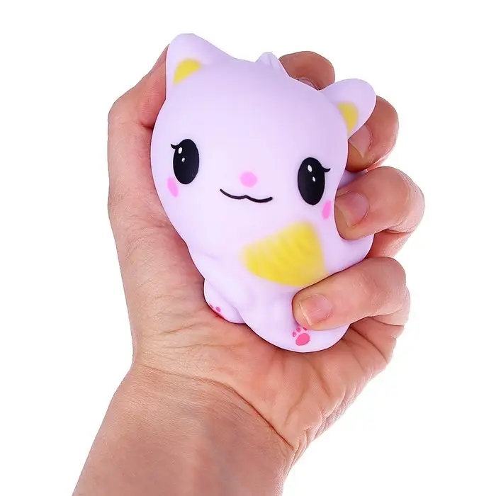 Мялка с пастой «Котёнок», цвета МИКС Мялка с пастой «Котёнок», цвета МИКС