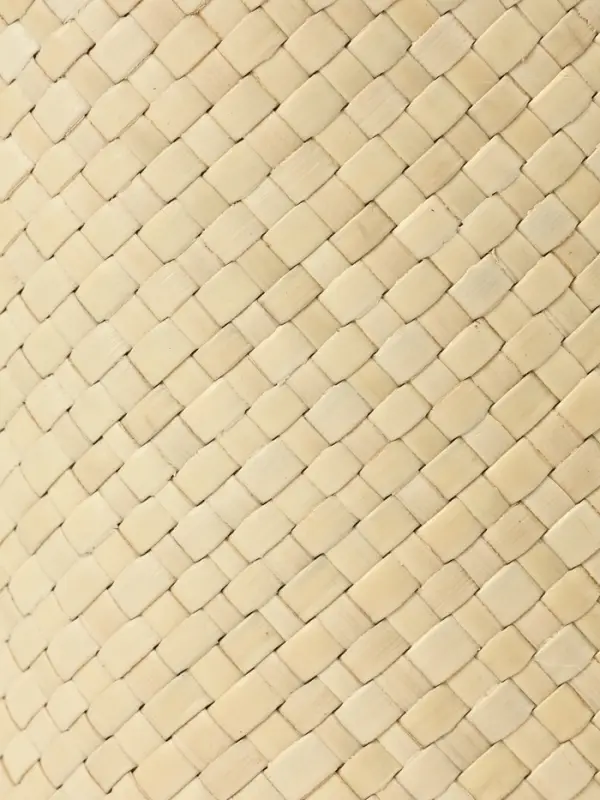 Сумка плетёная из пандана, 25&times;18&times;38 см, бежевая