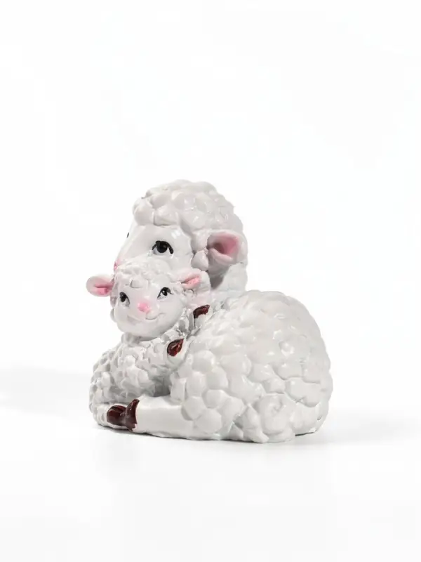 Фигурка &laquo;Овечка с ягнёнком&raquo;, 4.8&times;3.5&times;5 см, МИКС
