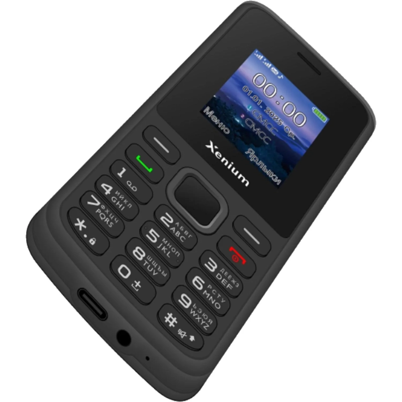 Мобильный телефон Xenium X175 черный 2Sim 1.8 128x160 Nuc