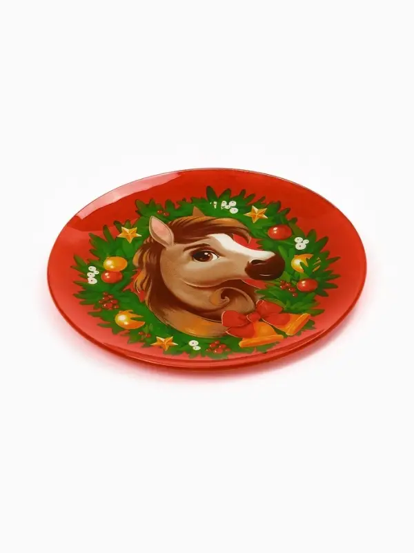 Тарелка плоская "Венок", 20 см