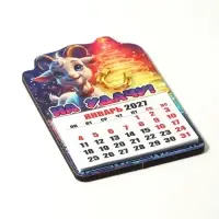 Магнит новогодний календарь отрывной 2027 &laquo;На удачу!&raquo; 6.5&times;10 см