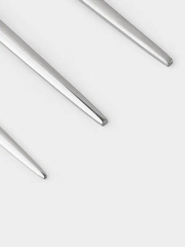 Набор столовых приборов 18 шт  Набор столовых приборов 18 шт "Блинк",  цвет серебро