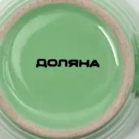 Кружка Доляна &laquo;Ноель&raquo;, 280 мл, керамика, зелёная