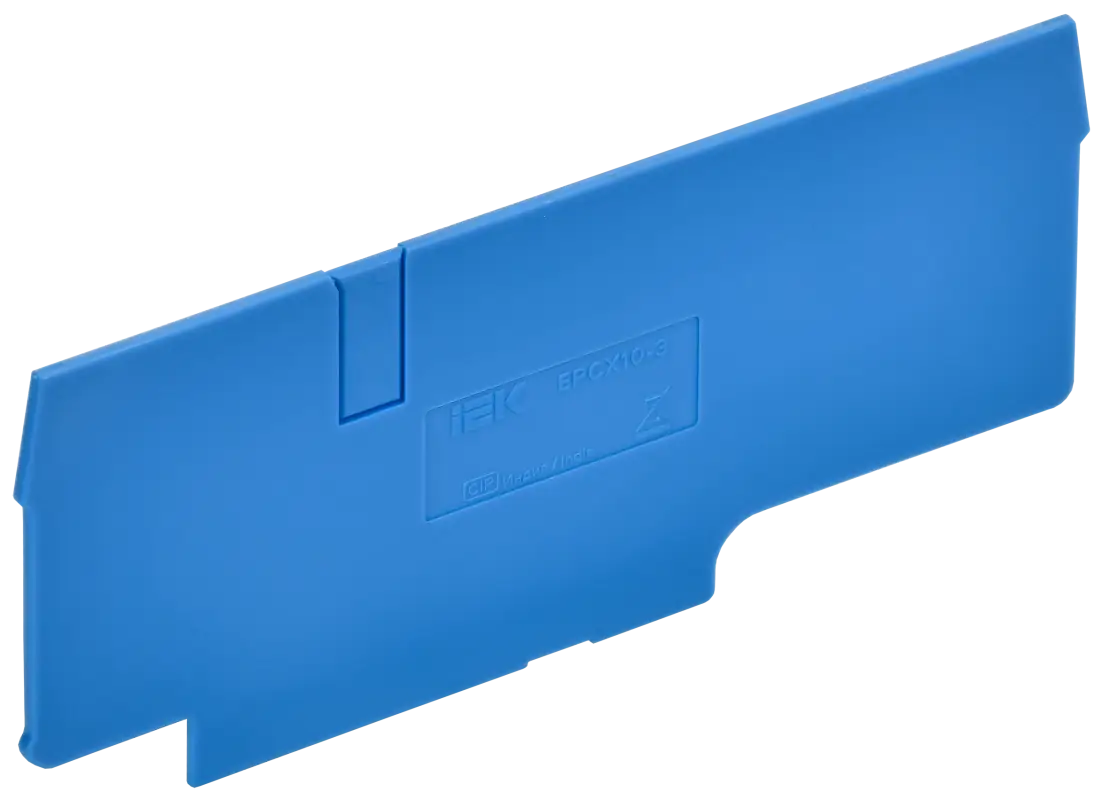 ARMAFIX Заглушка EPCX10-3 BU для колодки клеммной CX10-3 синяя IEK